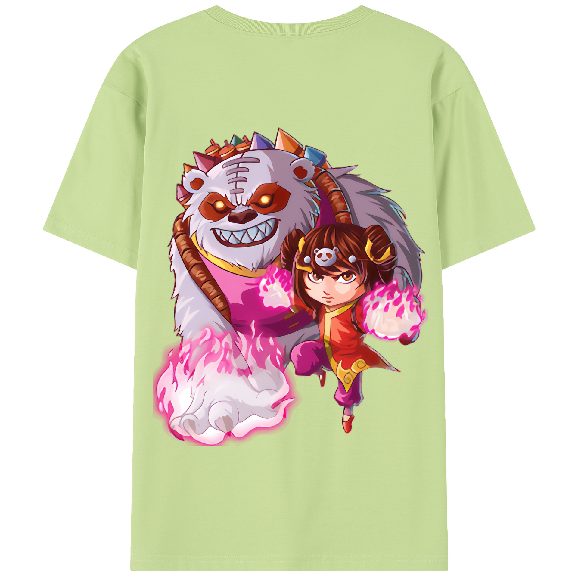 リーグ・オブ・レジェンド League of Legends LOL 綿100％半袖Tシャツ（背面プリント）